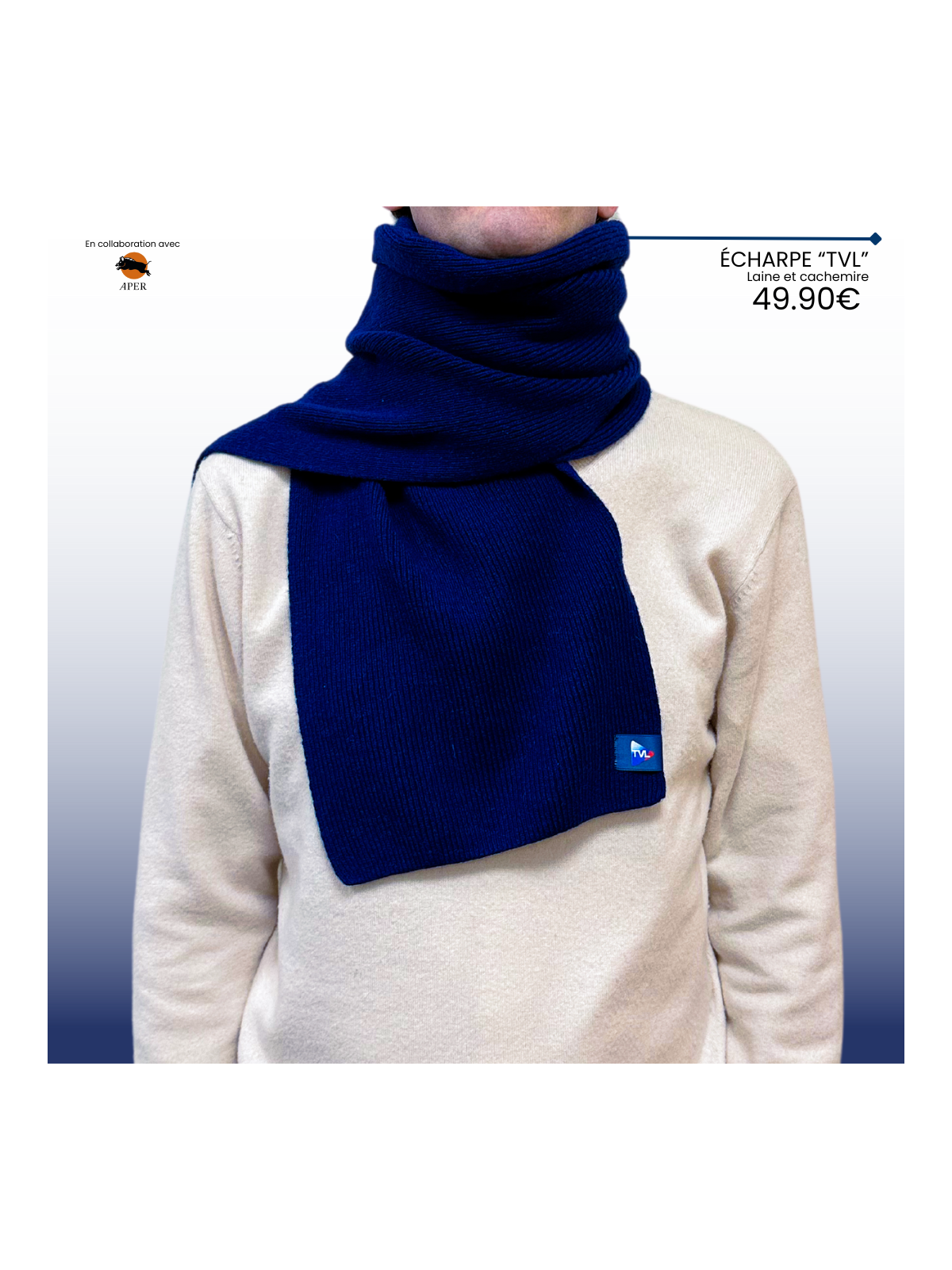 Écharpe TVL, fabriquée en France par APER Écharpe TVL, fabriquée en France par APER